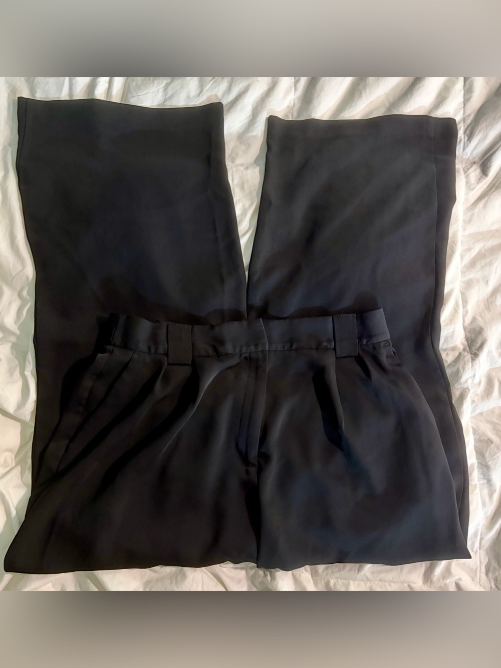 Express Stylist Black Women's Wide-Leg Trousers